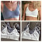 Seamless Wireless Bralette Crop Top U Back Ribbed Comfort Bra 4