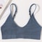 Seamless Wireless Bralette Crop Top U Back Ribbed Comfort Bra 6