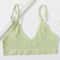 Seamless Wireless Bralette Crop Top U Back Ribbed Comfort Bra 10