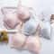 Aura Front Button Maternity Nursing Bra – Wireless Gathered Support & Comfort for Breastfeeding