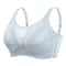 Aura Front Button Maternity Nursing Bra – Wireless Gathered Support & Comfort for Breastfeeding