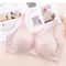 Aura Front Button Maternity Nursing Bra – Wireless Gathered Support & Comfort for Breastfeeding