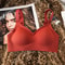 Push Up Seamless Bra Wide Adjustable Straps Plus Size Wireless Bra Comfort Lingerie