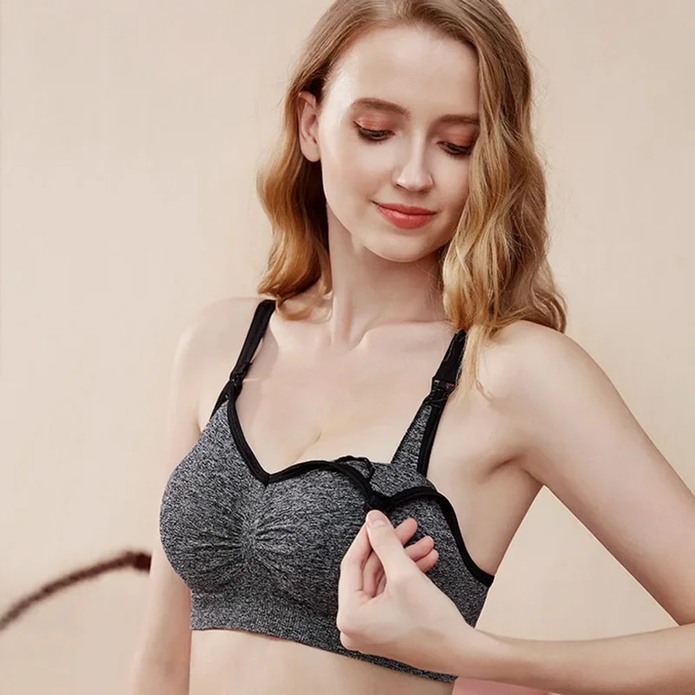 Serene Comfort Seamless Push Up Maternity And Nursing Bra 2