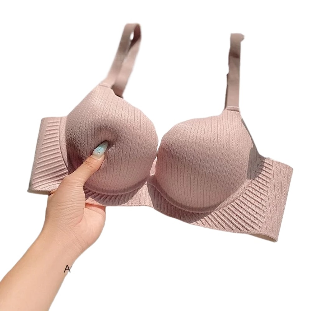 Ultra Lift 6CM Padded Push Up Bra for Small Chest Wireless Comfortable Lingerie