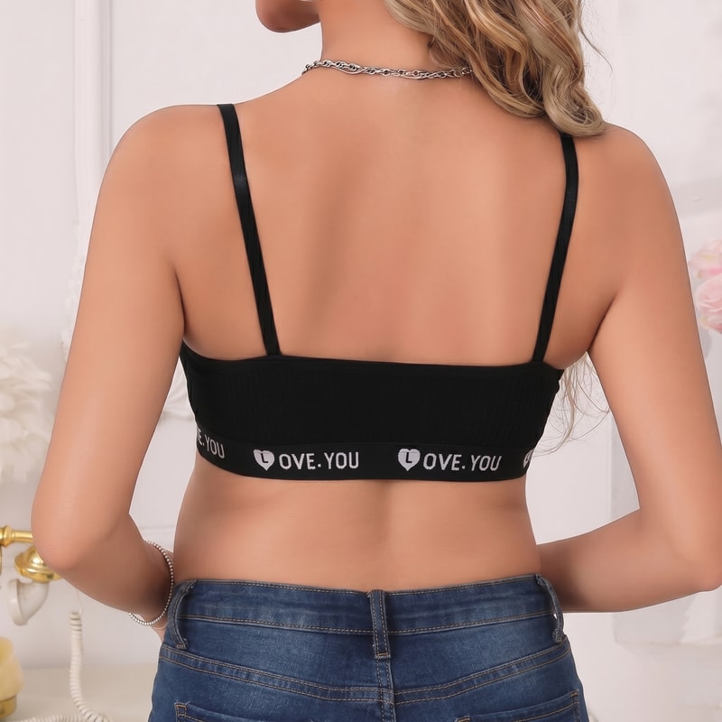 Maternity To Nursing Lace Trim Ribbed Bra Easy Clip Down 0