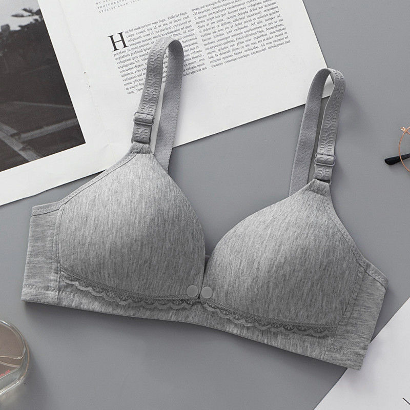 AuraLift Front Buckle Anti Sagging Maternity Nursing Bra For Postpartum Breastfeeding Support
