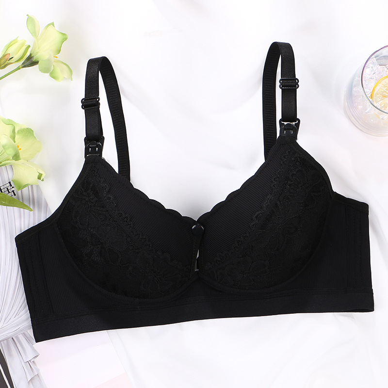 Aura Comfort Wireless Nursing Bra Anti Sagging Cotton Breastfeeding Bra for Pregnancy and Postpartum