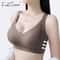 FallSweet Plus Size Wireless Push Up Bra Seamless Breathable Comfort Bralette 1