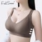 FallSweet Plus Size Wireless Push Up Bra Seamless Breathable Comfort Bralette 1