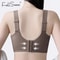 FallSweet Plus Size Wireless Push Up Bra Seamless Breathable Comfort Bralette 2