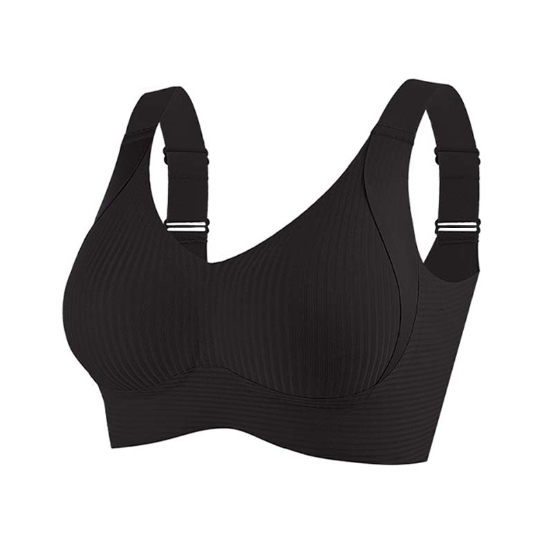 FallSweet Plus Size Wireless Push Up Bra Seamless Breathable Comfort Bralette 7