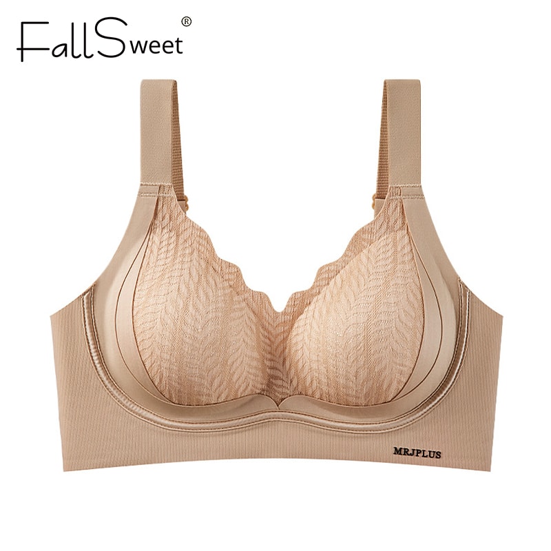 ComfortLift Plus Size Seamless Wireless Push Up Bra 1