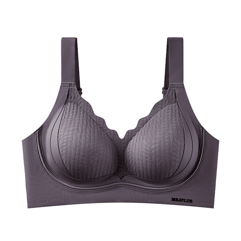 ComfortLift Plus Size Seamless Wireless Push Up Bra 6