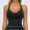 Ultra Fit Women Yoga Tank Top with Removable Chest Pad Fitness Bra Halter Activewear