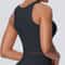 Womens Open Back Push Up Sports Bra Tank Top Yoga & Workout Support