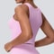 Womens Open Back Push Up Sports Bra Tank Top Yoga & Workout Support