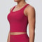Womens Open Back Push Up Sports Bra Tank Top Yoga & Workout Support