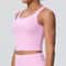 Womens Open Back Push Up Sports Bra Tank Top Yoga & Workout Support
