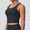 Womens Open Back Push Up Sports Bra Tank Top Yoga & Workout Support