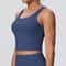 Womens Open Back Push Up Sports Bra Tank Top Yoga & Workout Support