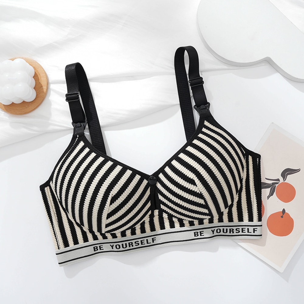 ComfortFit Breathable Cotton Maternity Nursing Bra Lightweight Breastfeeding Support 5