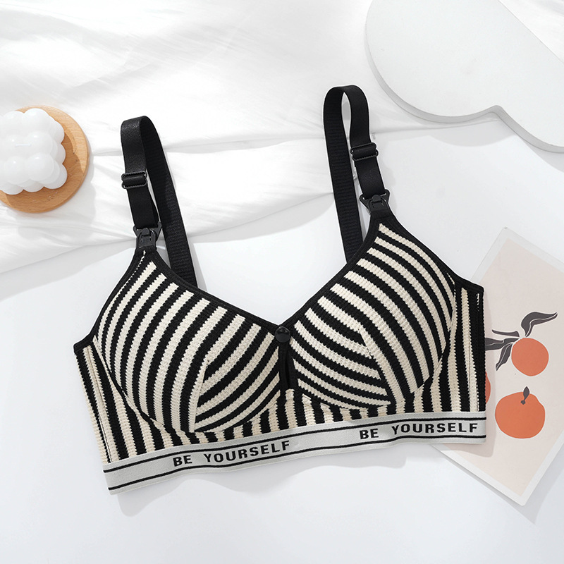 ComfortFit Breathable Cotton Maternity Nursing Bra Lightweight Breastfeeding Support 5
