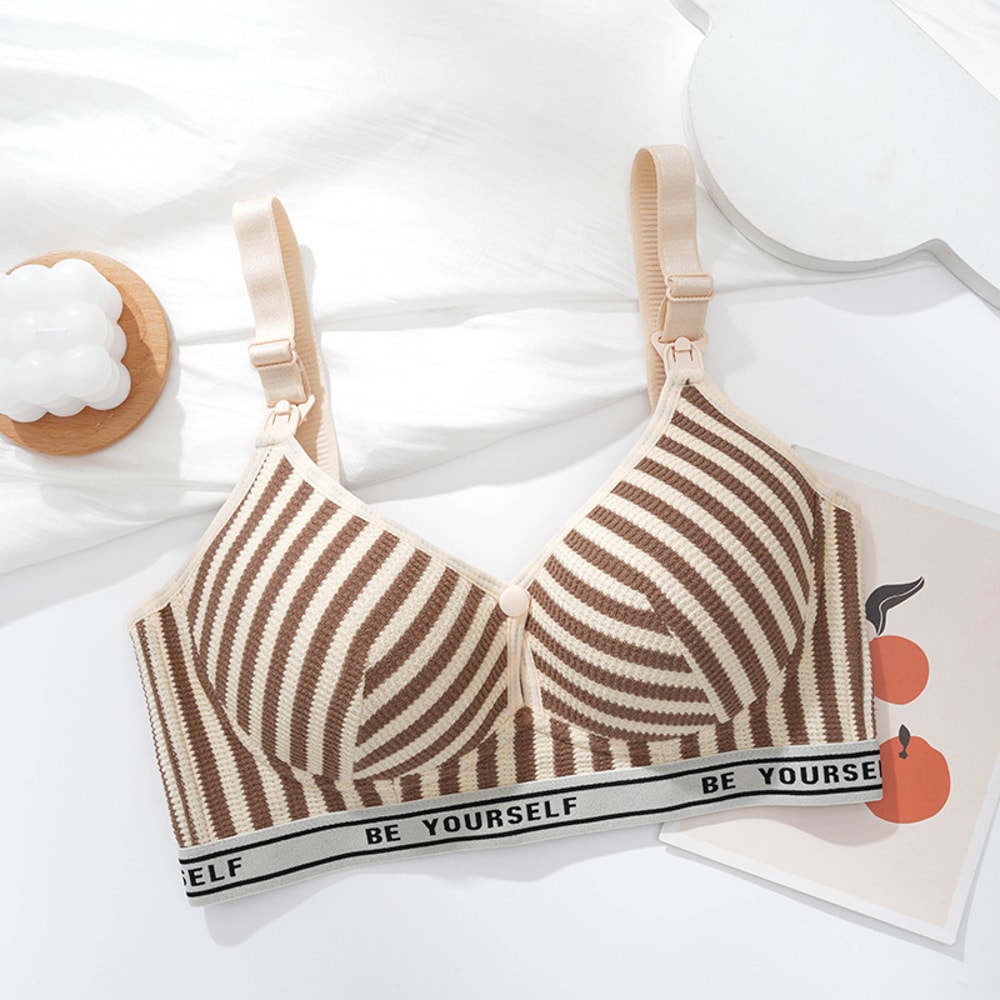 ComfortFit Breathable Cotton Maternity Nursing Bra Lightweight Breastfeeding Support 6