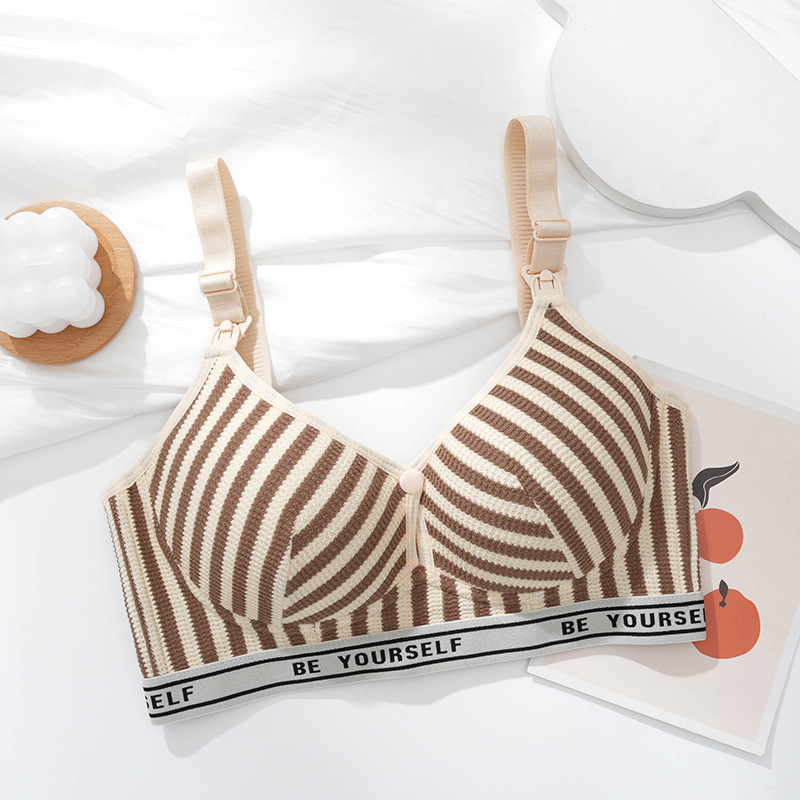 ComfortFit Breathable Cotton Maternity Nursing Bra Lightweight Breastfeeding Support 6