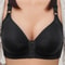 ComfortFit Front Clasp Full Cup Lace Bra Wire Free Support For Women Plus Sizes 1