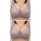 ComfortFit Front Clasp Full Cup Lace Bra Wire Free Support For Women Plus Sizes 8