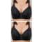 ComfortFit Front Clasp Full Cup Lace Bra Wire Free Support For Women Plus Sizes 10