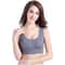 Womens Ice Silk Seamless Gym & Yoga Sports Bra Crop Top