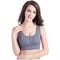 Womens Ice Silk Seamless Gym & Yoga Sports Bra Crop Top
