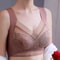 Plus Size Seamless Comfort Bra Ice Silk Anti Sag Support Vest 1