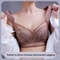 Plus Size Seamless Comfort Bra Ice Silk Anti Sag Support Vest 2