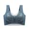 Plus Size Seamless Comfort Bra Ice Silk Anti Sag Support Vest 4