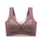 Plus Size Seamless Comfort Bra Ice Silk Anti Sag Support Vest 5