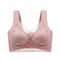 Plus Size Seamless Comfort Bra Ice Silk Anti Sag Support Vest 6