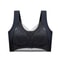 Plus Size Seamless Comfort Bra Ice Silk Anti Sag Support Vest 7