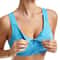 Plus Size High Support Front Zipper Sports Bra with Adjustable Racerback