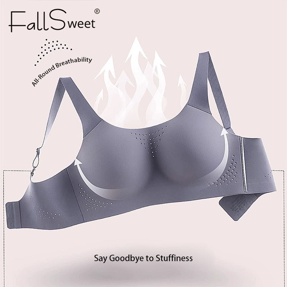 Breathable Wireless Push Up Sports Bra For Women Comfort Support 2