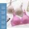 Plus size front buckle push up bra with breathable comfort and adjustable support for all day wear