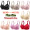 Plus size front buckle push up bra with breathable comfort and adjustable support for all day wear