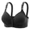 Plus size front buckle push up bra with breathable comfort and adjustable support for all day wear