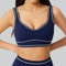 Womens Fast Dry Shockproof Push Up Yoga Sports Bra Top