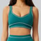 Womens Fast Dry Shockproof Push Up Yoga Sports Bra Top