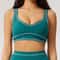 Womens Fast Dry Shockproof Push Up Yoga Sports Bra Top