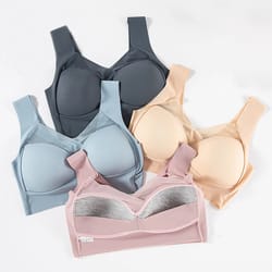comfortfit wireless lace push up bralette & breathable comfort bra