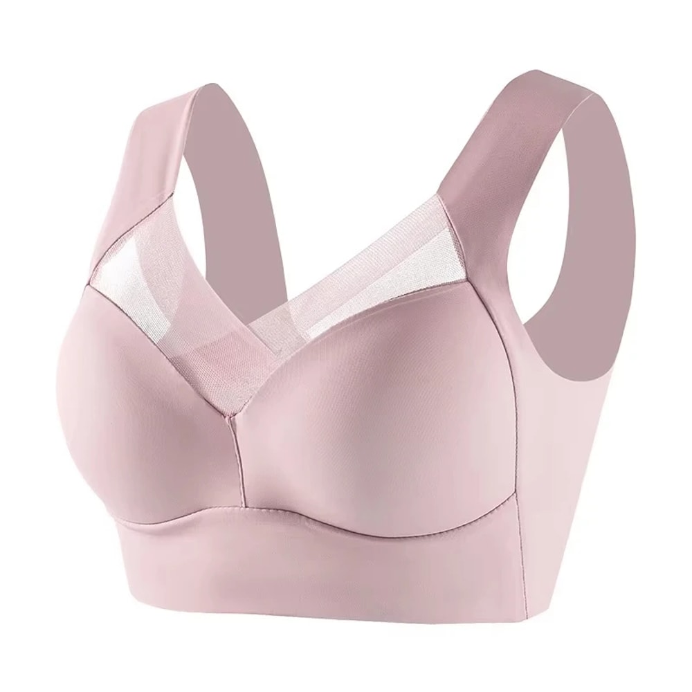 ComfortFit Wireless Lace Push Up Bralette Breathable Comfort Bra 8
